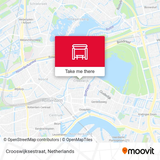 Crooswijksestraat map