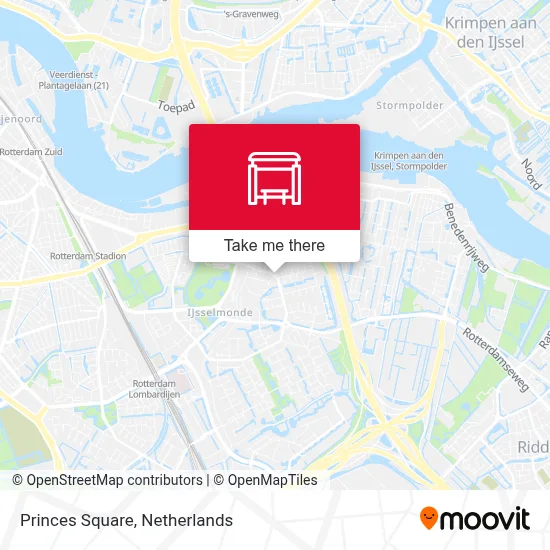 Prinsenplein map
