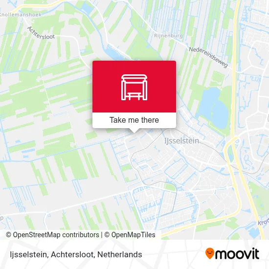 Ijsselstein, Achtersloot map