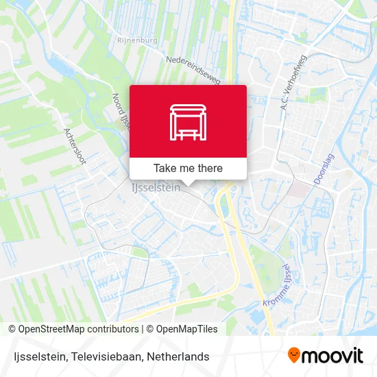 Ijsselstein, Televisiebaan map