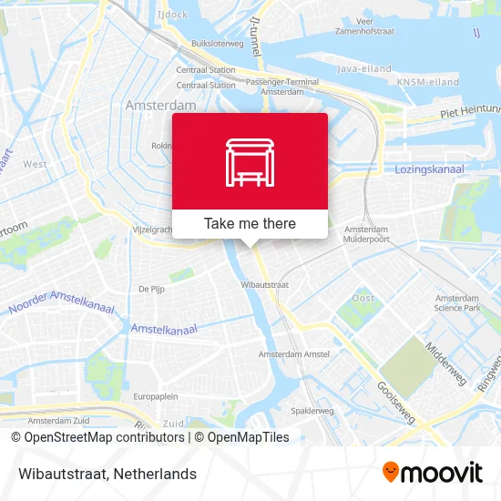 Wibautstraat map