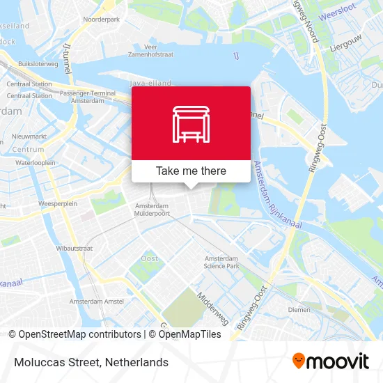 Molukkenstraat Karte