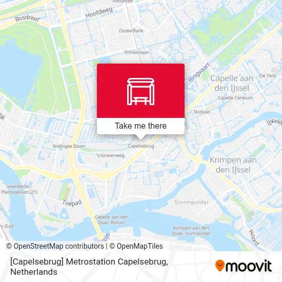 [Capelsebrug] Metrostation Capelsebrug map