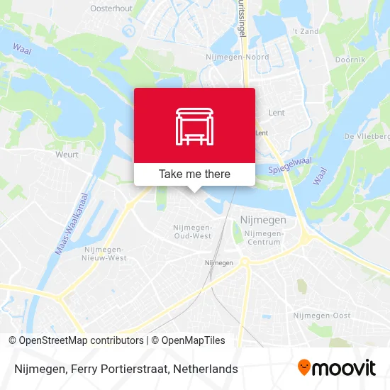 Nijmegen, Ferry Portierstraat map