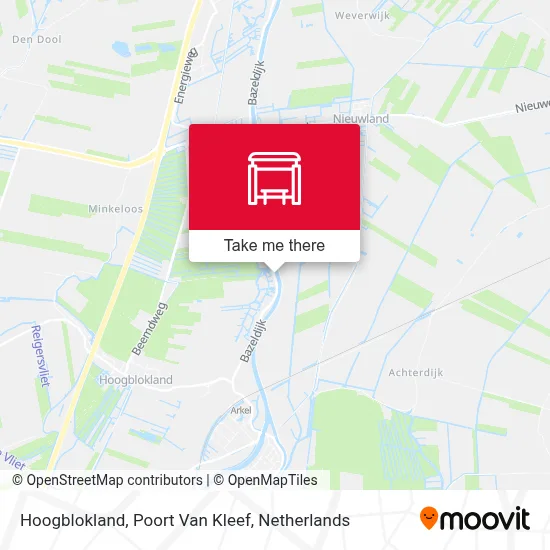 Hoogblokland, Poort Van Kleef map