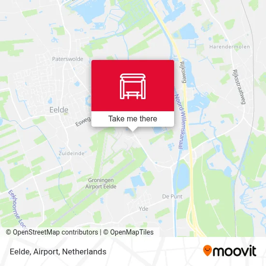 Eelde, Airport map