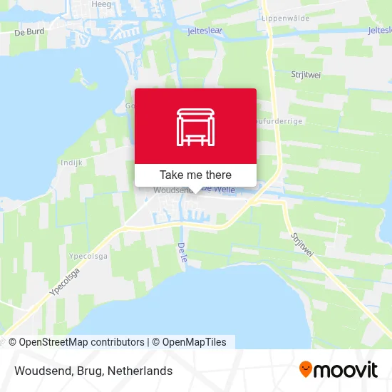 Woudsend, Brug Karte