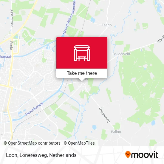 Loon, Loneresweg map