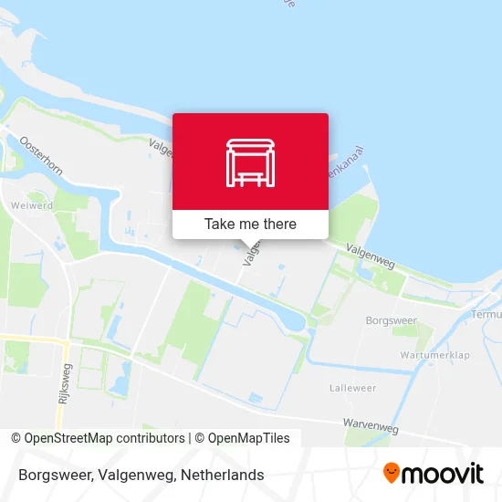Borgsweer, Valgenweg Karte