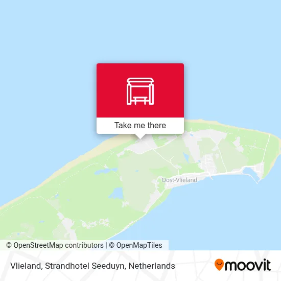 Vlieland, Strandhotel Seeduyn map