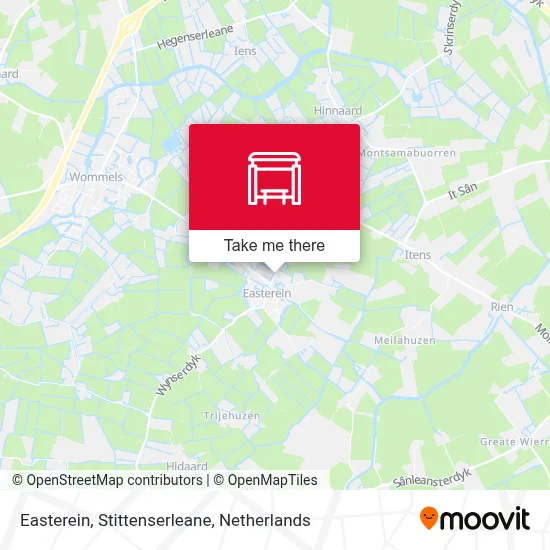 Easterein, Stittenserleane map