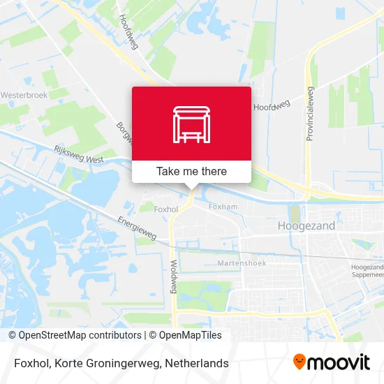 Foxhol, Korte Groningerweg map