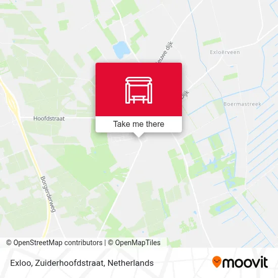 Exloo, Zuiderhoofdstraat Karte