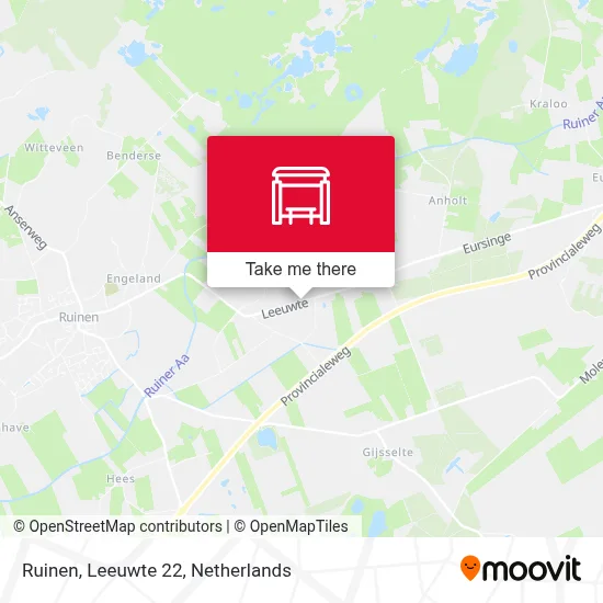 Ruinen, Leeuwte 22 map