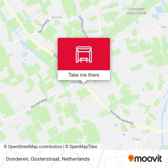 Donderen, Oosterstraat map