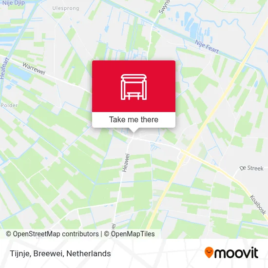Tijnje, Breewei map