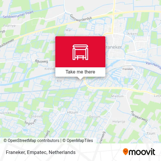 Franeker, Empatec map