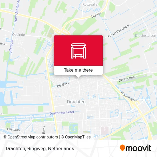 Drachten, Ringweg map