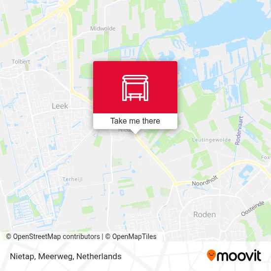 Nietap, Meerweg Karte