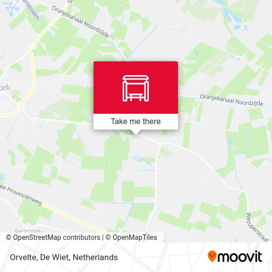 Orvelte, De Wiet map