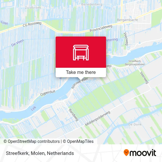 Streefkerk, Molen map