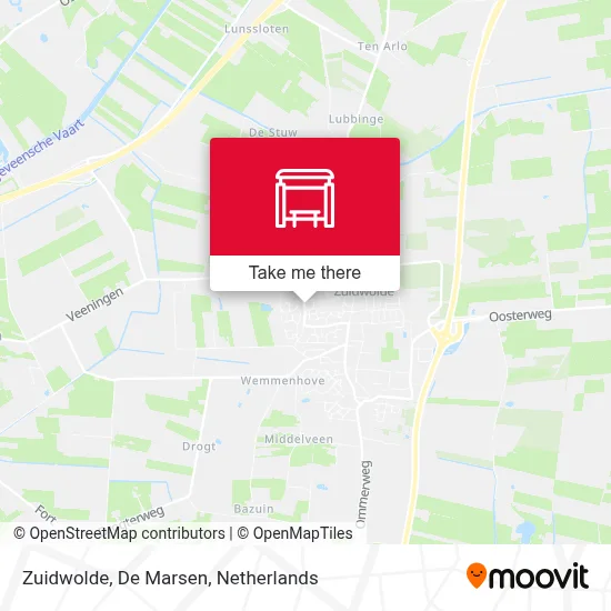 Zuidwolde, De Marsen Karte