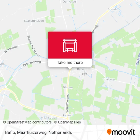 Baflo, Maarhuizerweg map