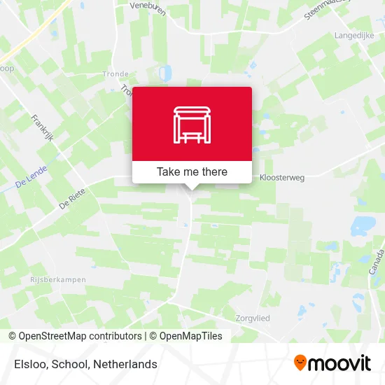 Elsloo, School Karte