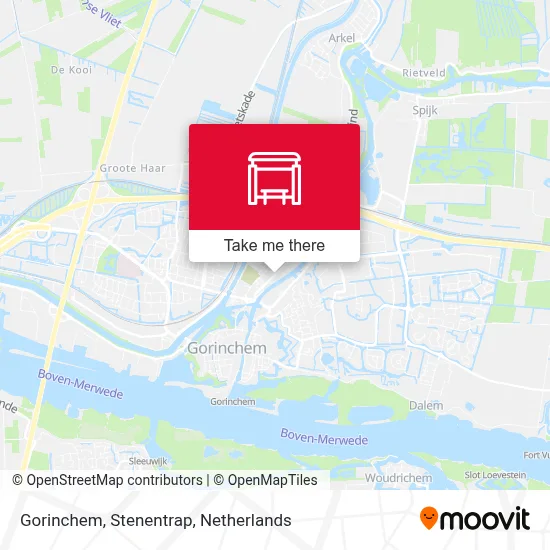 Gorinchem, Stenentrap map