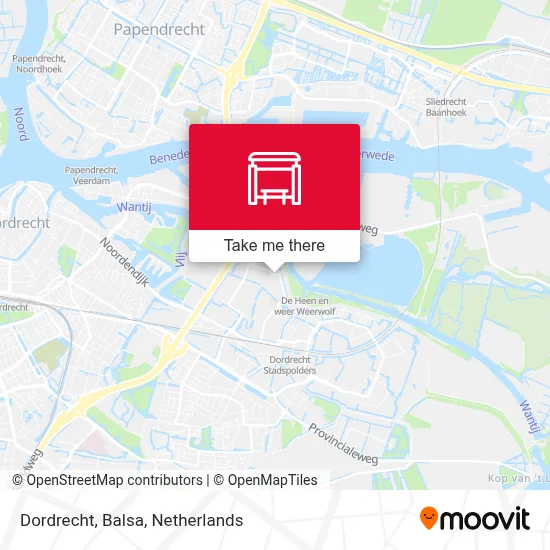 Dordrecht, Balsa Karte