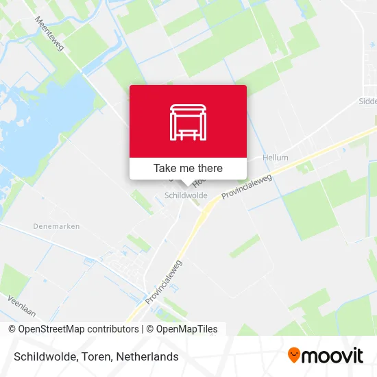 Schildwolde, Toren map