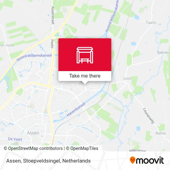 Assen, Stoepveldsingel Karte