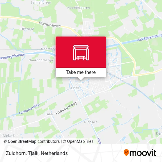 Zuidhorn, Tjalk map