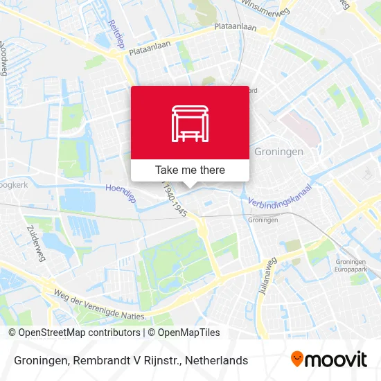 Groningen, Rembrandt V Rijnstr. map