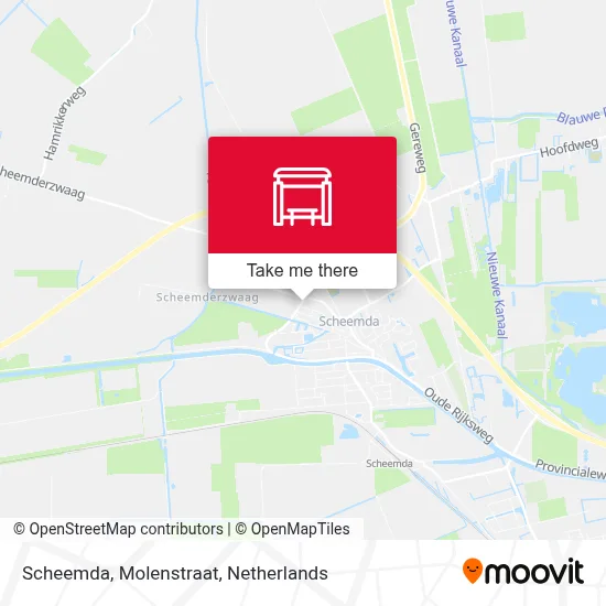Scheemda, Molenstraat map