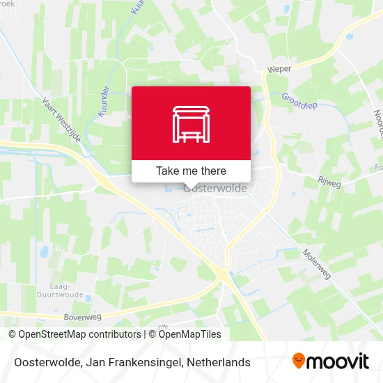 Oosterwolde, Jan Frankensingel map