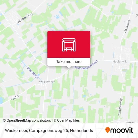 Waskemeer, Compagnonsweg 25 map