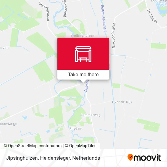 Jipsinghuizen, Heidensleger map