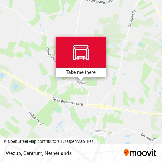 Wezup, Centrum map