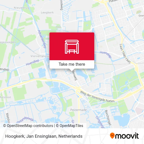 Hoogkerk, Jan Ensinglaan map