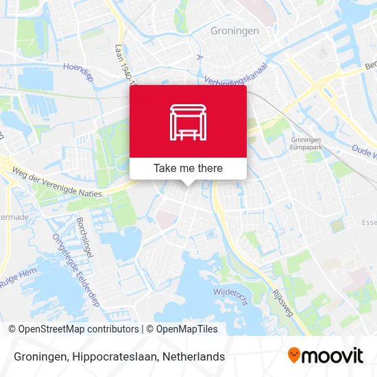 Groningen, Hippocrateslaan map