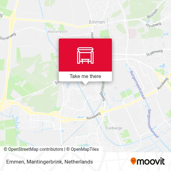 Emmen, Mantingerbrink map