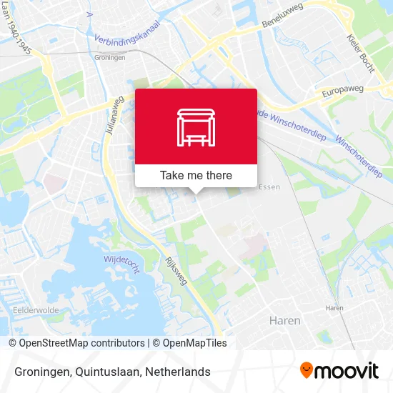 Groningen, Quintuslaan map