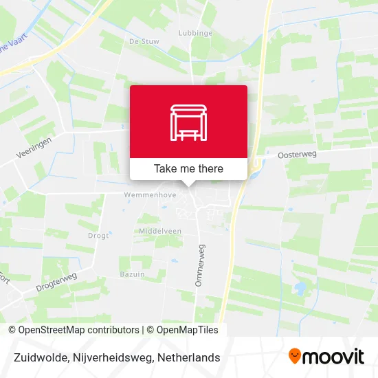 Zuidwolde, Nijverheidsweg map