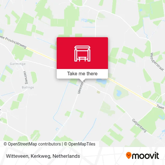 Witteveen, Kerkweg map