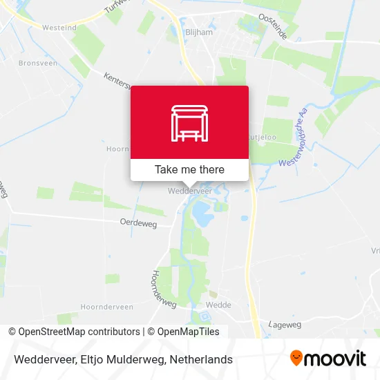 Wedderveer, Eltjo Mulderweg map