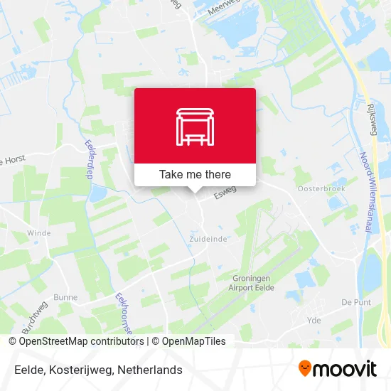 Eelde, Kosterijweg map