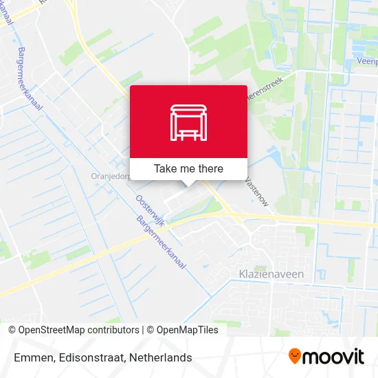 Emmen, Edisonstraat map