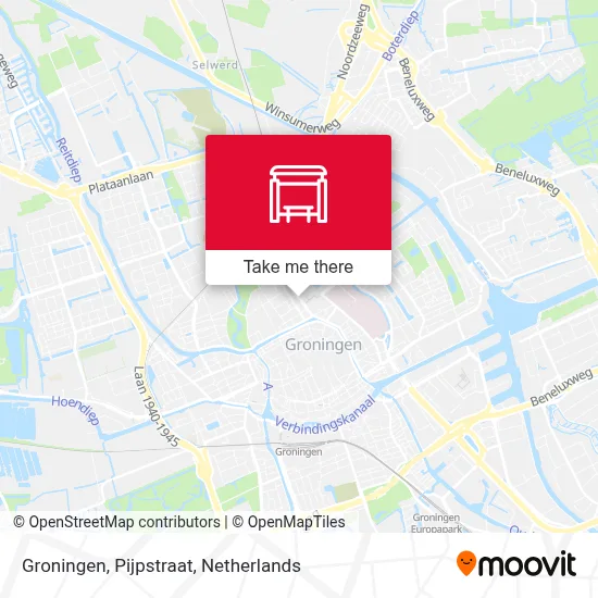 Groningen, Pijpstraat map