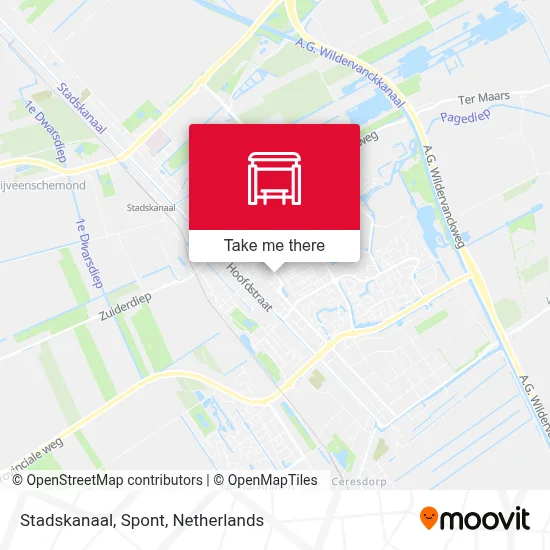 Stadskanaal, Spont map